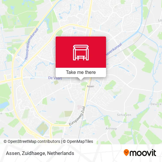 Assen, Zuidhaege map