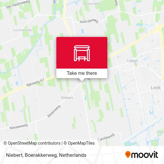 Niebert, Boerakkerweg map