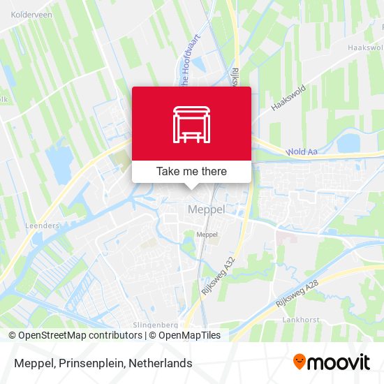 Meppel, Prinsenplein map