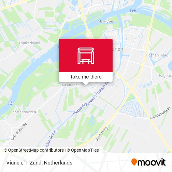 Vianen, 'T Zand map