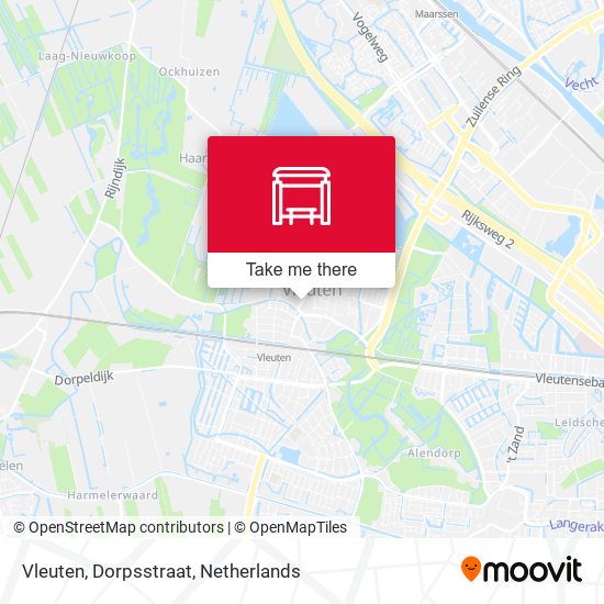 Vleuten, Dorpsstraat map