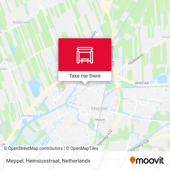 Meppel, Heinsiusstraat map