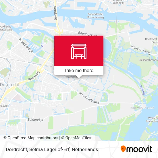 Dordrecht, Selma Lagerlof-Erf map