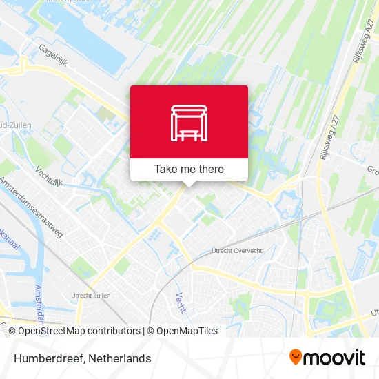 Humberdreef map