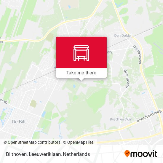 Bilthoven, Leeuweriklaan map