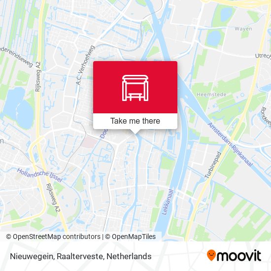 Nieuwegein, Raalterveste map
