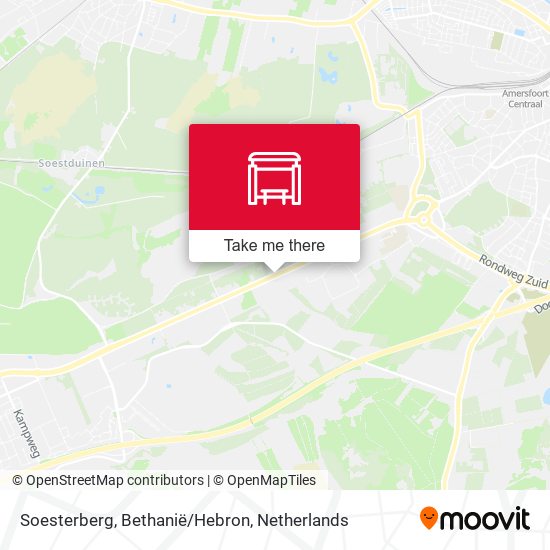 Soesterberg, Bethanië/Hebron map