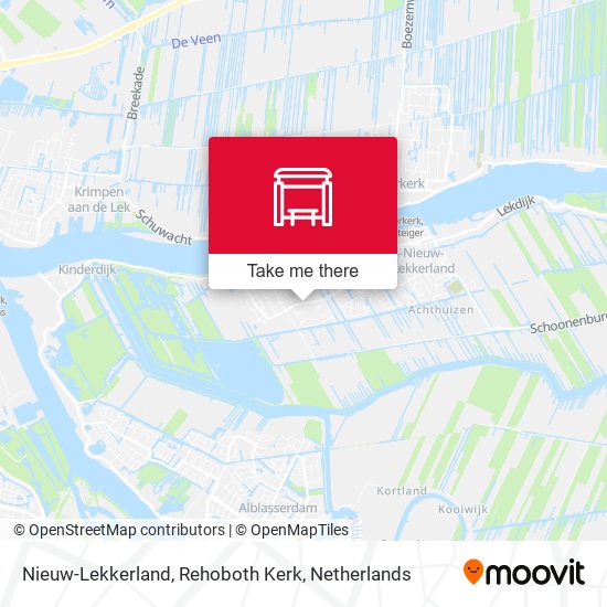 Nieuw-Lekkerland, Rehoboth Kerk map
