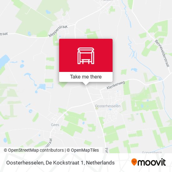 Oosterhesselen, De Kockstraat 1 map