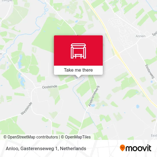Anloo, Gasterenseweg 1 map