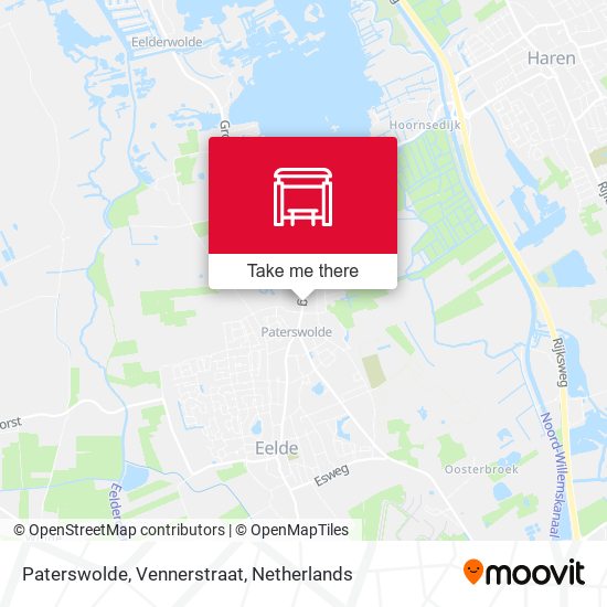 Paterswolde, Vennerstraat map