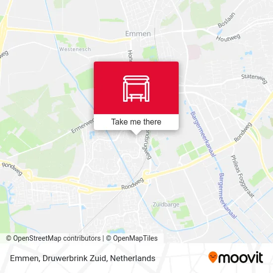 Emmen, Druwerbrink Zuid map