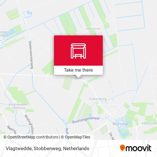 Vlagtwedde, Stobbenweg map