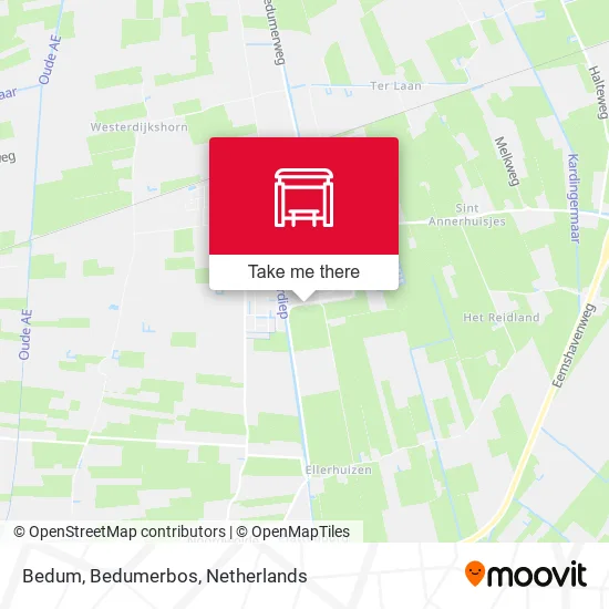 Bedum, Bedumerbos map