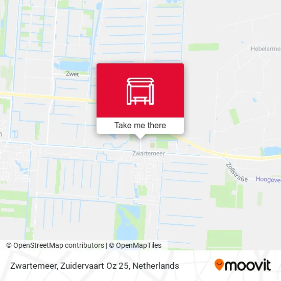 Zwartemeer, Zuidervaart Oz 25 map