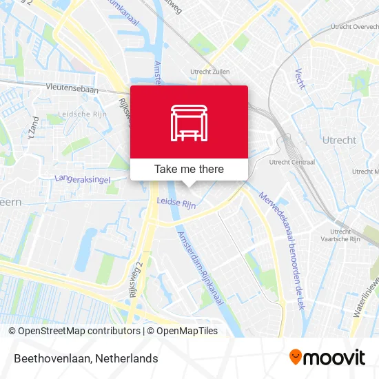 Beethovenlaan map