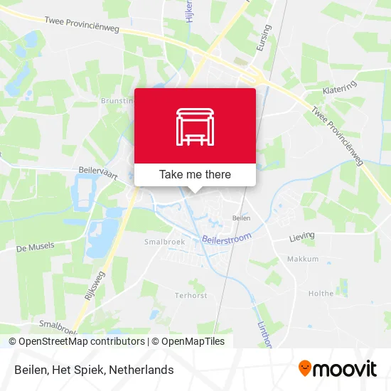 Beilen, Het Spiek map