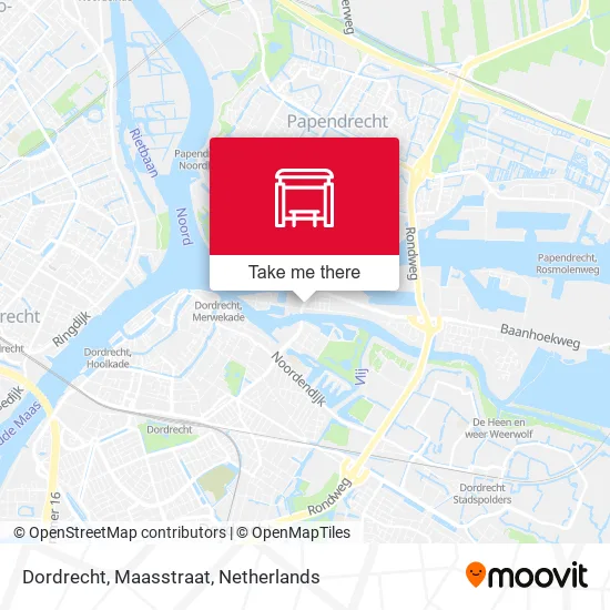 Dordrecht, Maasstraat map