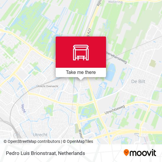 Pedro Luis Brionstraat map