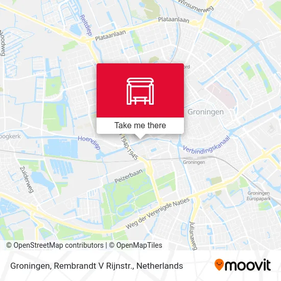 Groningen, Rembrandt V Rijnstr. map