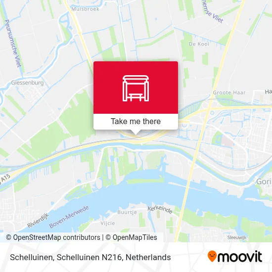 Schelluinen, Schelluinen N216 map