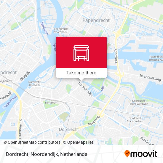 Dordrecht, Noordendijk map