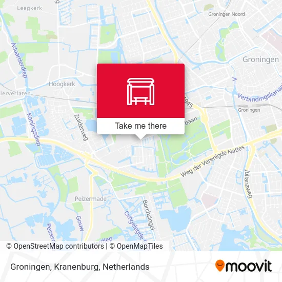 Groningen, Kranenburg map