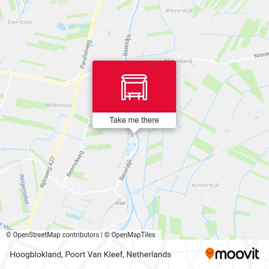 Hoogblokland, Poort Van Kleef map