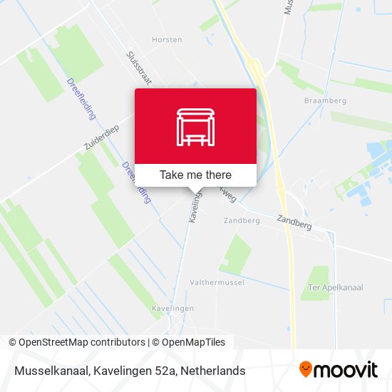 Musselkanaal, Kavelingen 52a map