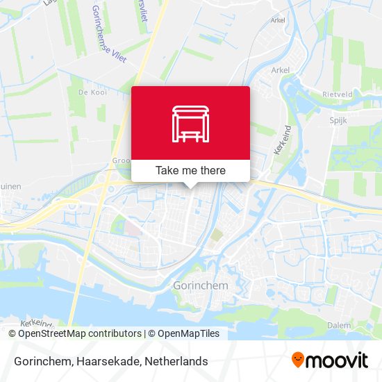 Gorinchem, Haarsekade map