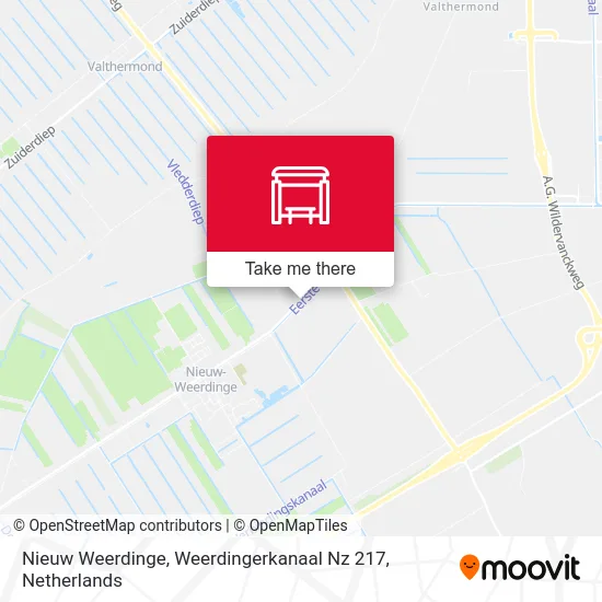 Nieuw Weerdinge, Weerdingerkanaal Nz 217 map