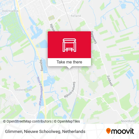 Glimmen, Nieuwe Schoolweg map