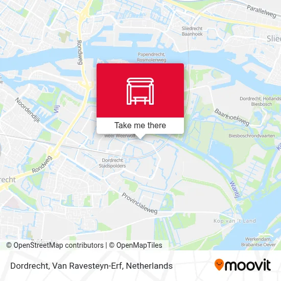 Dordrecht, Van Ravesteyn-Erf map