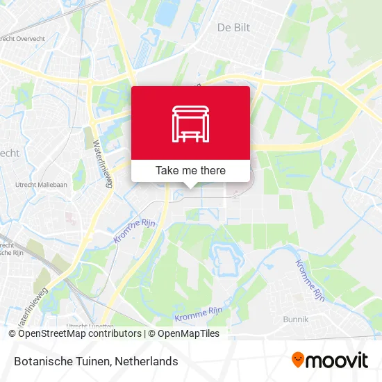 Botanische Tuinen map