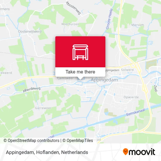 Appingedam, Hoflanden map