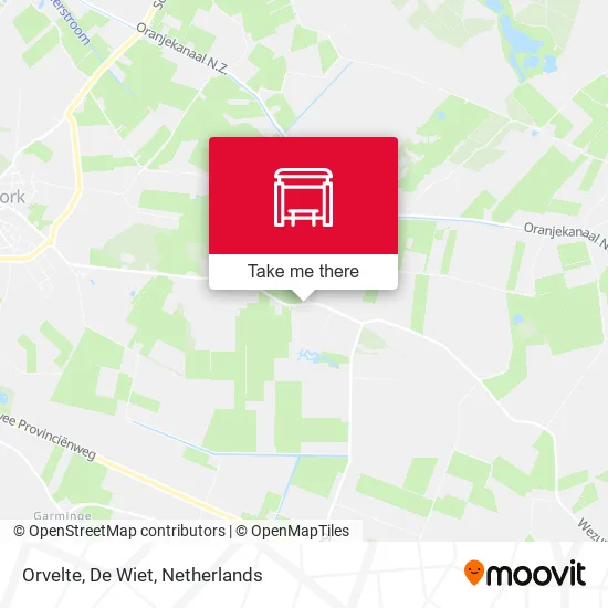 Orvelte, De Wiet map