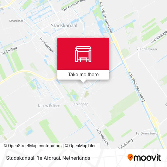 Stadskanaal, 1e Afdraai map