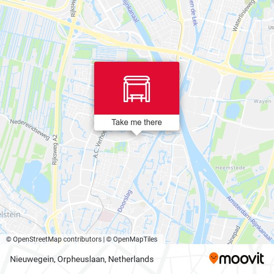 Nieuwegein, Orpheuslaan map