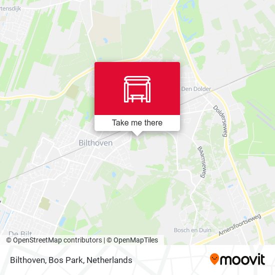 Bilthoven, Bos Park map
