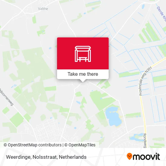 Weerdinge, Nolsstraat map