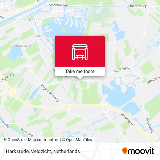 Harkstede, Veldzicht map