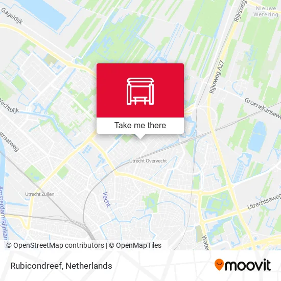 Rubicondreef map