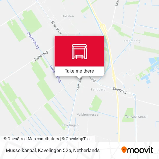 Musselkanaal, Kavelingen 52a map