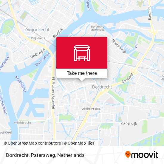 Dordrecht, Patersweg map