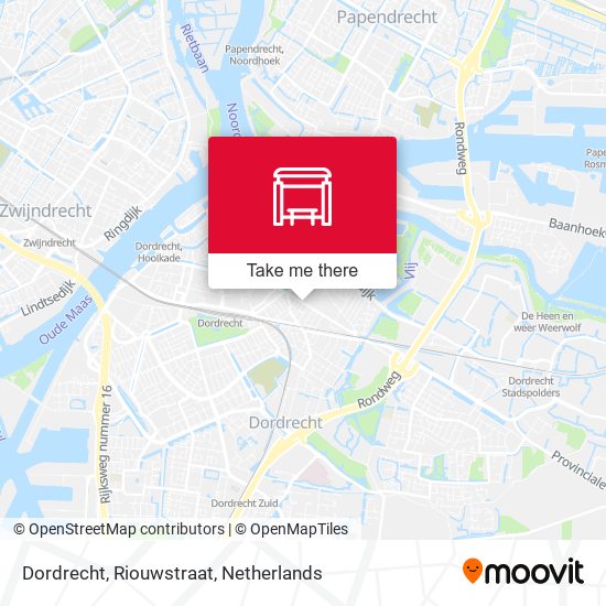 Dordrecht, Riouwstraat map