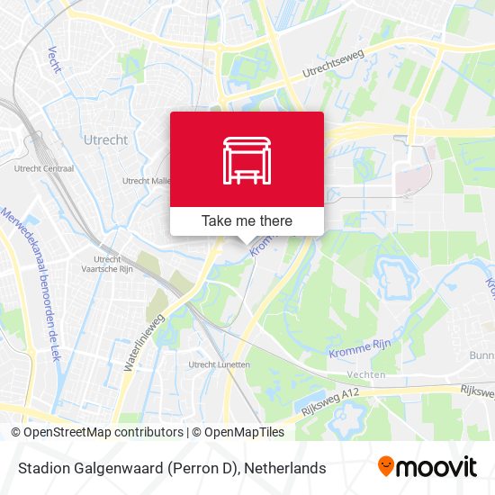 Stadion Galgenwaard (Perron D) map