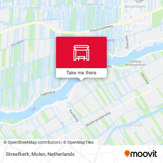 Streefkerk, Molen map