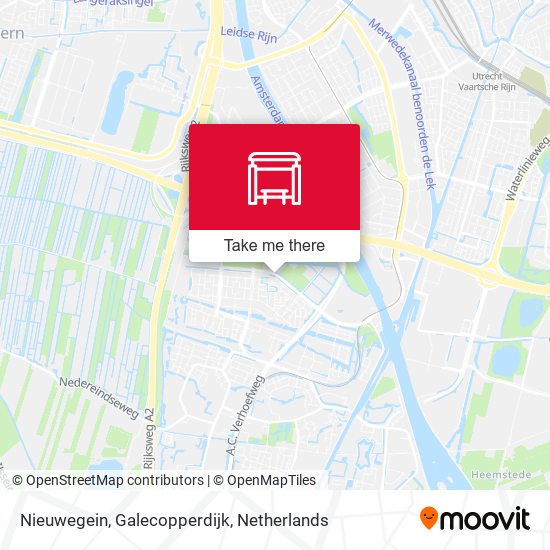 Nieuwegein, Galecopperdijk map
