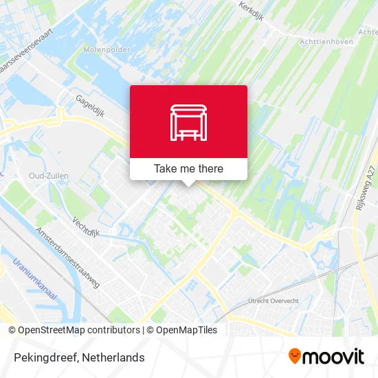 Pekingdreef map