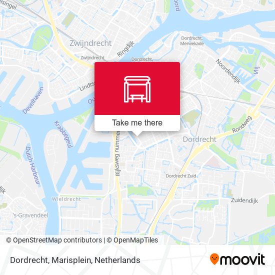 Dordrecht, Marisplein map